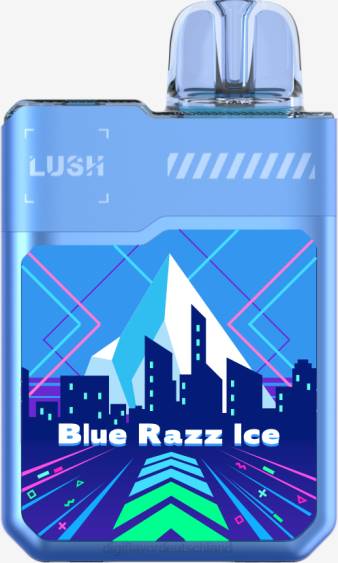 blaues razz-eis